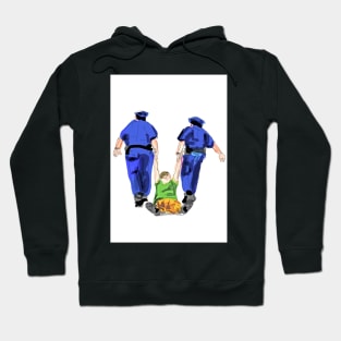 police arresting people Hoodie